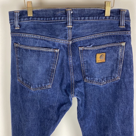 CARHARTT PRIVATEER PANT SELVEDGE DENIM JEANS MENS SIZE 34 - Picture 12 of 12